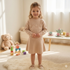 G11130TOD: Girls True Bubble Knit Jumper & Skirt Outfit (2-4 Years)